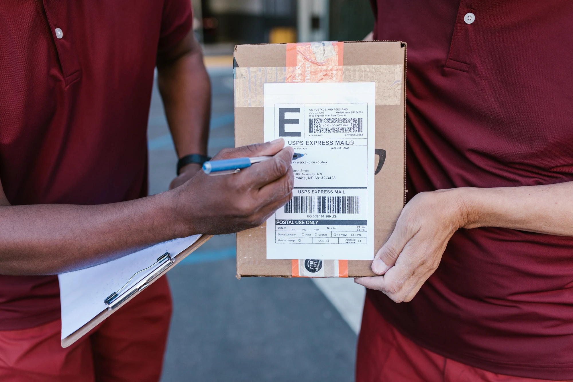 customs declaration label